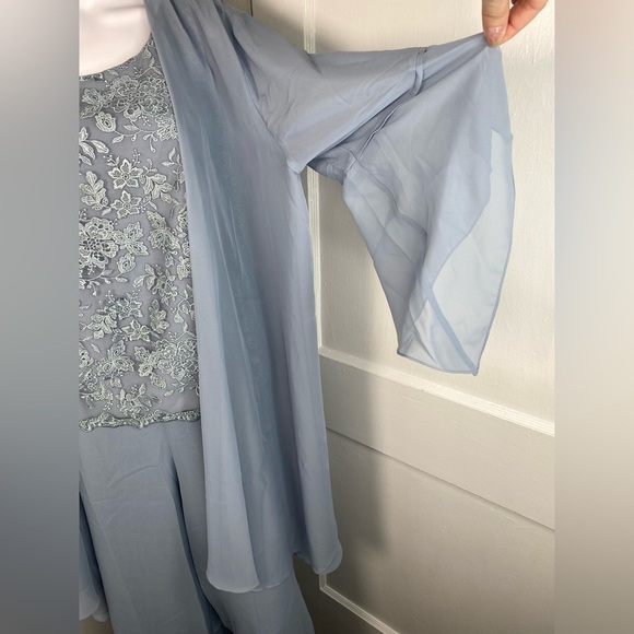 JJs House NWT Dusty Blue Lace 3 Piece Ensemble - Picture 9 of 16